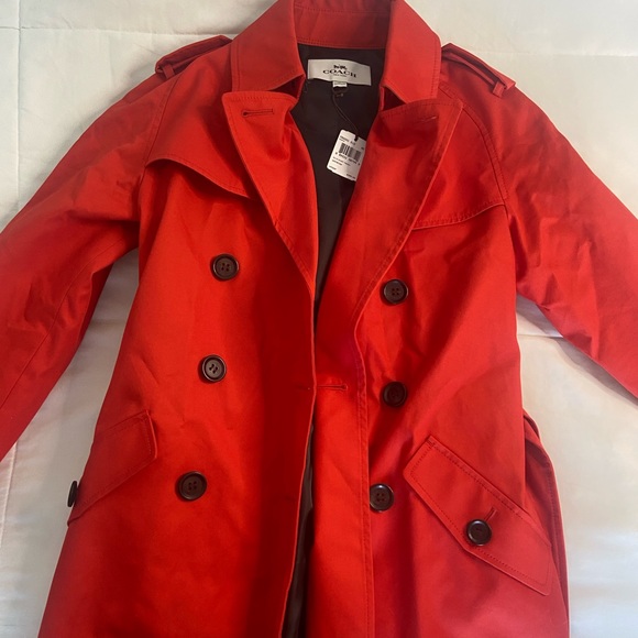 XS AUTHENTIC COACH TRENCH COAT. - Picture 2 of 4